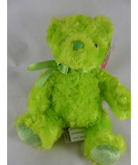Aurora World Neon Green Plush 8&quot;H Rainbow Bears new with tag - $129.27 MXN