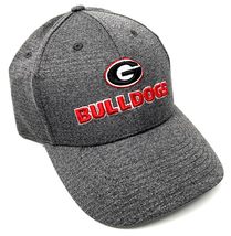 Storm Georgia Bulldogs Logo Grey Curved Bill Adjustable Snapback Hat - £23.46 GBP
