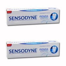 Sensodyne: &quot;Ripara e Proteggi&quot; Toothpaste with NovaMin * 2.53 Fluid Ounc... - £30.38 GBP