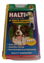 Halti Walk n  Train Headcollar Medium Dogs Size 2 Black W/ Training Guide NEW - £9.02 GBP