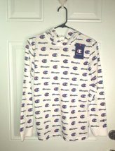 Champion Girls Long Sleeve Pullover Hoodie with Champion Logo Size Large... - $14.24