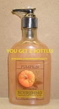 Bath Body Works Sweet Cinnamon Pumpkin Nourishing Hand Soap Pumpkin Butter X 2 - £12.78 GBP