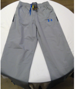 NWT Under Armour UA Mens Basketball Pants Fitted Size Small Gray - $74.99