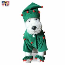 Dog Costume Hat Santa Christmas Elf Green Pet Leg Cuff Patrick&#39;s Dress - Large - £9.62 GBP