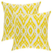 TreeWool (Pack of 2) Decorative Throw Pillow Covers Ogee Diamond Accent in 100%  - £14.08 GBP