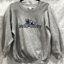 Vintage 80s Penn State Sweatshirt College Nittany Lions Spellout Crewnec... - £27.31 GBP