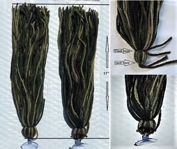 2 11&quot;  Acrylic 100 Strand Spawning Mops Camouflage with Suction Cup - £8.17 GBP