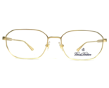 Brooks Brothers Eyeglasses Frames BB 1053 1001 Gold Square Full Rim 55-1... - $74.24