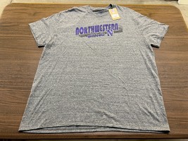 Northwestern Wildcats Men’s Gray T-Shirt - Rivalry Threads - 2XL - NWT -... - $17.99