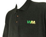 WASTE MANAGMENT Garbage Recycling Employee Uniform Black Polo Shirt Size... - $25.49