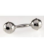 Tiffany &amp; Co. Estilo Vintage Antiguo Plata de Ley Dumbell Bebé Sonajero ... - $435.59 CAD