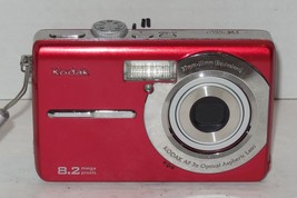 Kodak EasyShare M853 8.2MP Digital Camera - Red Tested Works - £56.20 GBP