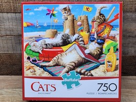Buffalo Cats Jigsaw Puzzle - Beachcombers - 750 Piece Random Cut - Ships Free - £15.21 GBP
