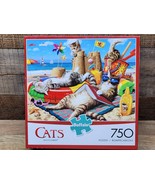 Buffalo CATS Jigsaw Puzzle - BEACHCOMBERS - 750 Piece Random Cut - SHIPS... - £15.07 GBP