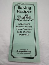 Vintage Chicago Metallic Revised Baking Recipes Brochure Pamphlet - $409.78 MXN
