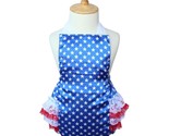 NEW Baby Girls 4th of July Patriotic Stars Lace Ruffle Romper Sunsuit 12... - £8.77 GBP