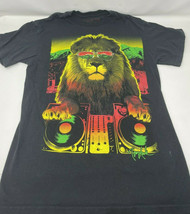 Tony Hawk Boys Men Rasta Lion Black T Shirt Small - £15.92 GBP