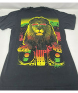 Tony Hawk Boys Men Rasta Lion Black T Shirt Small - £15.29 GBP