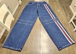 Vintage 90s BOSS IG Baggy Jeans 32x32 Streetwear Hip Hop Rap NWT NOS Emb... - £110.94 GBP