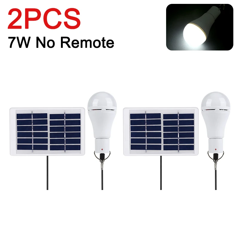 5 Modes 20 COB LED Solar Light Bulb Portable hang lamp USB Rechargeable  Bulb La - £42.71 GBP