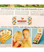 1966 Wonder Bread Hostess Fruit Pies Advertisement Sandwich Dessert DWLL9 - €21,70 EUR