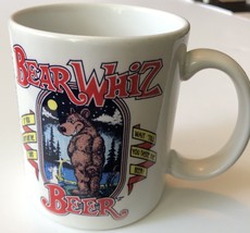 Vintage Bear Whiz Beer Coffee Mug Cup Super Rare Brewed Colorado Htf 1987 - £18.92 GBP