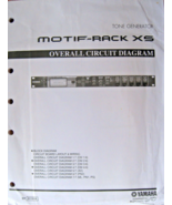 Yamaha MOTIF Rack XS Synthesizer Original Overall Circuit Diagram, Schem... - $59.39