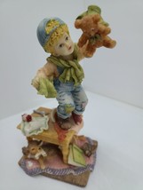1993 Enesco Laura&#39;s Attic 351946 &quot;Mom, I&#39;m done with lunch&quot; figurine - £7.79 GBP