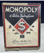 Vtg 1937 Parker Brothers Popular Edition No. 8 (No Board) Monopoly Game - £15.24 GBP