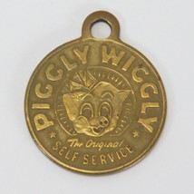 Piggly Wiggly Grocery Store Keychain Medal Golden Store Swift&#39;s Premium ... - £23.49 GBP
