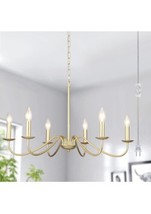 Classic 6-Light Modern Classic Chandelier Brass Gold Traditional Farmhouse NEW!! - £23.29 GBP