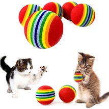 Rainbow Chase Foam Cat Toy Balls Toy - £15.17 GBP