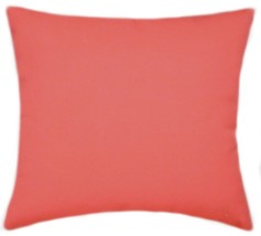 Sunbrella Canvas Melon Indoor/Outdoor Solid Pillow - £24.07 GBP+