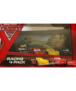 Disney Pixar Cars 4-pack Lightning McQueen with Racing Wheels, Ronnie De... - $39.64 CAD