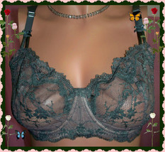 32D Basil Green WICKED Dream Angels UPLIFT PushUp wo pad Victorias Secret Bra - £31.84 GBP