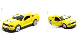 1:38 Yellow 5&quot; 2007 Ford Shelby GT500 Diecast Model Toy Car  - £18.42 GBP
