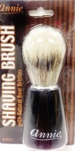 ANNIE SHAVING BRUSH WITH NATURAL BOAR BRISTLES #2924  4.5&quot;x 1.5&quot; - £2.03 GBP