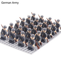 24pcs/Lot WW2 Military Soldiers Building Blocks Weapons Action Figures T... - £28.27 GBP