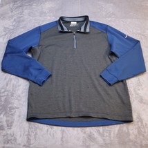 Nike Golf Performance Sweatshirt Men XL Gray Blue Lightweight Pullover M... - £20.71 GBP