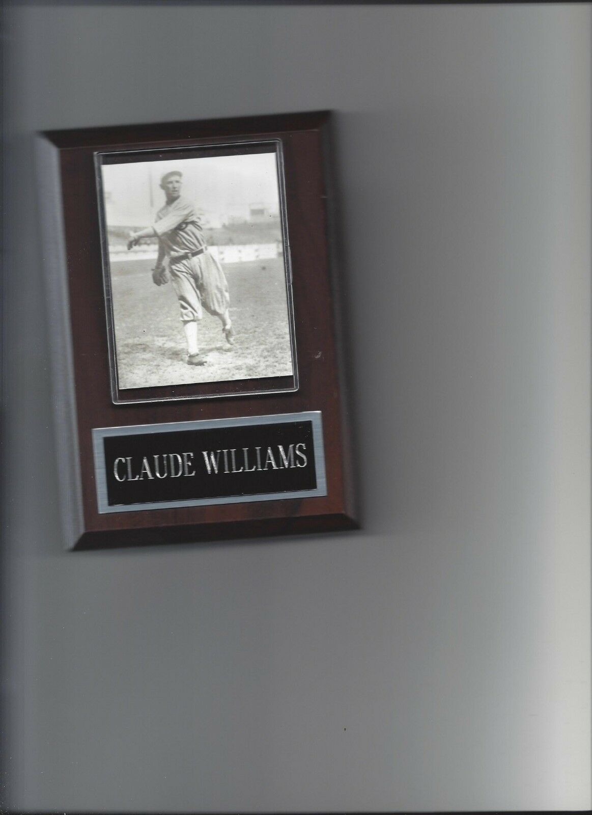 Primary image for CLAUDE LEFTY WILLIAMS PLAQUE BLACK SOX BASEBALL 1919 CHICAGO WHITE SOX MLB