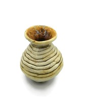 Handmade Ceramic Vase, Textured Pottery Irregular Organic Shape Sculpture - £62.66 GBP