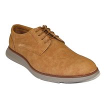 Men's Adolfo Shoes Soft Comfortable Dress Casual Light Weight Lace Up 3240 Tan image 2