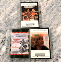 Christmas Cassette Lot (4) - Doris Day, Johnny Mathis, Robert Goulet - £3.27 GBP