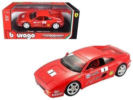 Ferrari F355 Challenge Red 1/24 Diecast Model Car by Bburago - £36.51 GBP