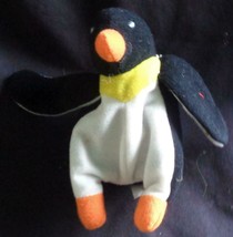 Cute Ty Teenie Beanie Original Stuffed Toy – Penguin – 1993 – Collectible B EAN Ie - $6.92