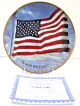 2001 American Emblem Collector Plate OLD GLORY Patriotic American Flag P... - $6.93