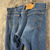Vintage Levis 501xx Jeans Mens 40W 26L 40x26 Medium Wash Button Fly Y2K USA Made - £22.80 GBP