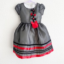 Lavender Party Dress Little Toddler Girl 3T Black Gray Red Christmas Wed... - $8.89
