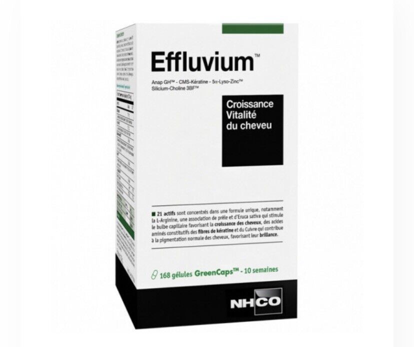 NHCO EFFLUVIUM Promotes Hair Growth & Vitality168 Caps/10 Weeks -  EXP:2027