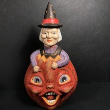 Halloween pumpkin witch Fall Decor - £73.26 GBP